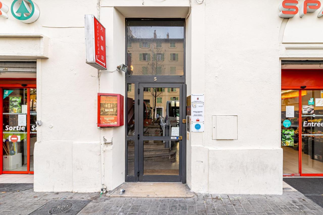 Studio Bleu 29M2, 120M Vieux-Port , Clim ,Wifi, Acces Autonome Avec Code Marseille Eksteriør billede